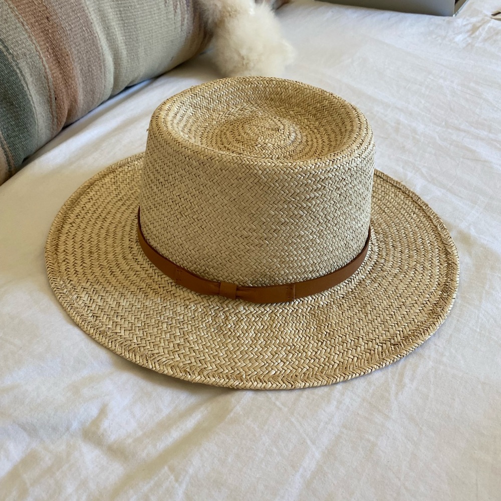 Yellow 108 straw hat - medium